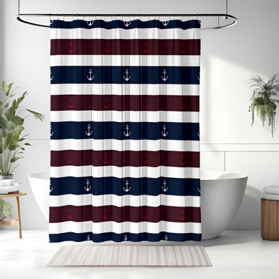 Rideau de douche avec tapis de bain