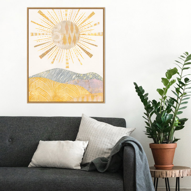 «Boho Sunshine II» par Courtney Prahl, reproduction sur toile flottante