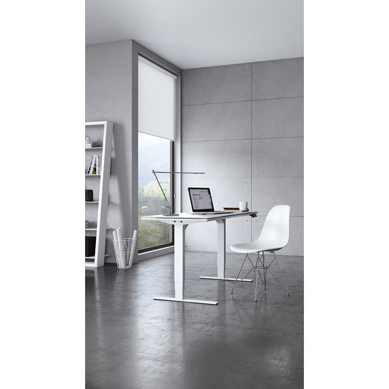 Centro Height Adjustable Computer Desk, 24.75" H x 60" W x 24" D