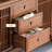 Modern Walnut Solid Wood Sideboard