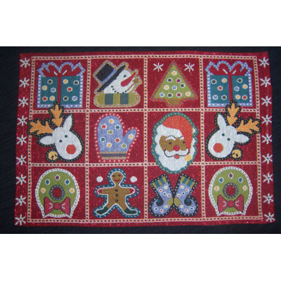 13x19 cadeaux de noël napperon