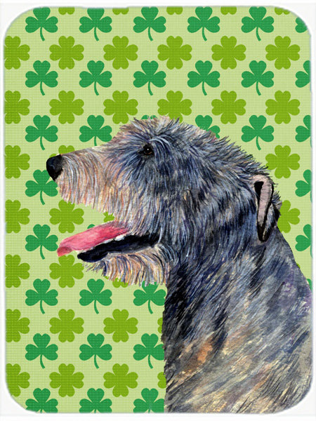 Planche à découper en verre à caroline st. patrick lévrier st. patrick Shamrock Lucky Irish