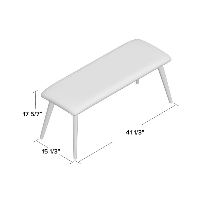 Banc rembourré Chanlee