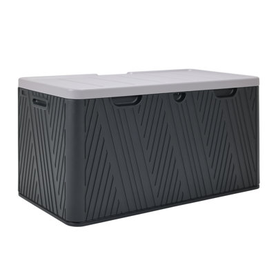 Aoodor 85 Gallon Water Resistant Plastic Lockable Deck Box