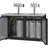 Kegco 20 Cubic Feet Triple Tap Half Barrel (Full Size) with Door Lock and-32326261