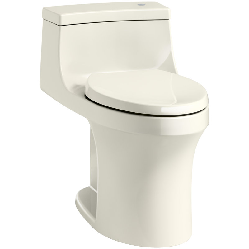 San Souci Impressions Souci Comfort Height One Piece Compact Elongated Touchless Toilet with Aquapiston Flushing Technology