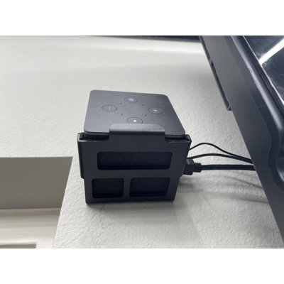 Fire TV Cube Metal Wall Mount: Universal Fit, Sturdy Clamp, Easy Install