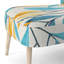Chaise d'appoint, motif floral beige tapissé - motif floral beige II-88109726