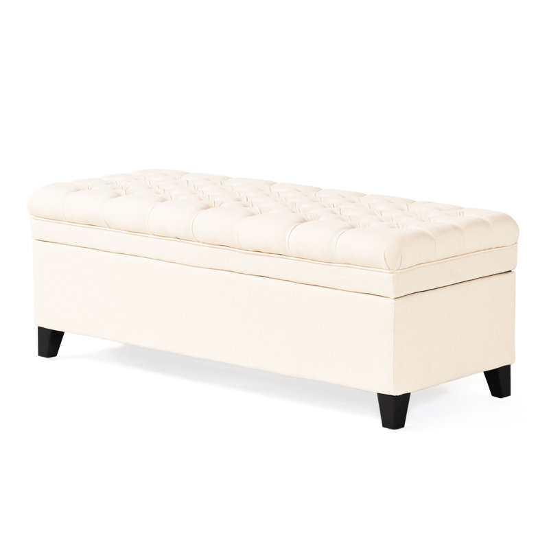 Storage In Muted Beige - Creates A Calm And Functional Space Fabric With Modern Design Fits Any Decor Style, Beige