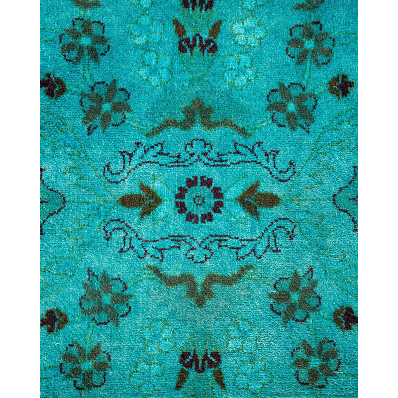 Fine Vibrance One-of-a-Kind 3'1" x 5'3" Hand Knotted Area Rug