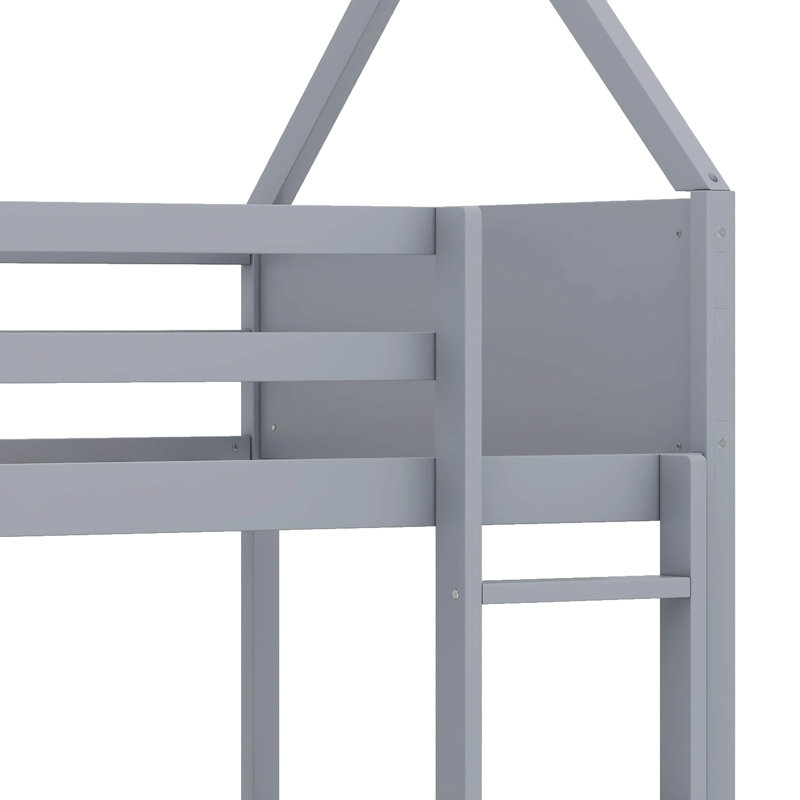 Structure de lit superposé simple au-dessus d'une chambre simple