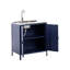 Outdoor Kitchen Cabinet with Sink VILAMA Blue