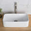 Ceramic Rectangular Vessel Bathroom Sink with Faucet-3955030