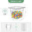 Contenant alimentaire en polycarbonate résistant aux fuites et empilable