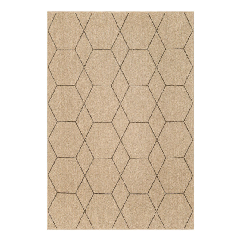 Geometric Indoor Rug, Rectangle 6'3" x 9'