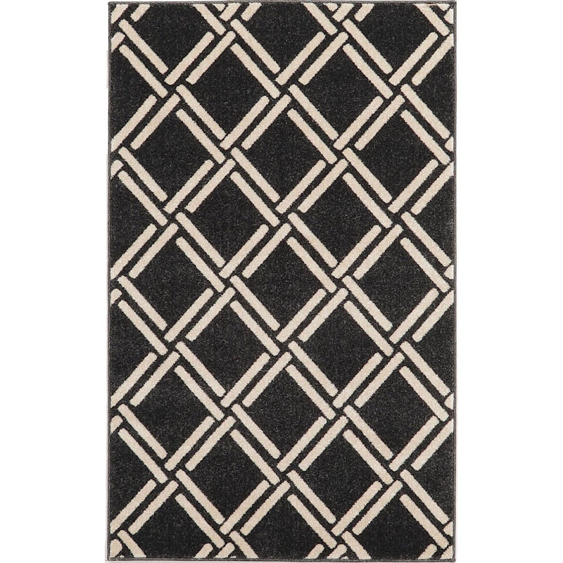 Abstract Indoor Rug, Rectangle 3'3" x 5'3"