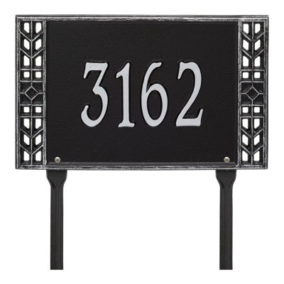 Boston Personalized Standard 1-Line Lawn Address Sign