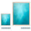 Coastal Retreat Underwater Clouds X by  - Floater Frame Print on Canvas-51154639