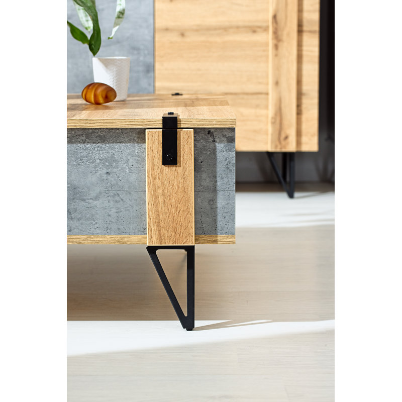 Quezada Four Leg Coffee Table with Storage