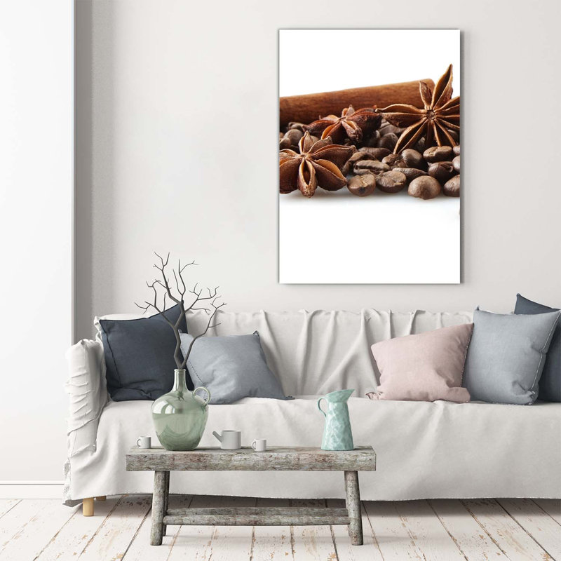 Coffee Beans - Wrapped Canvas Print
