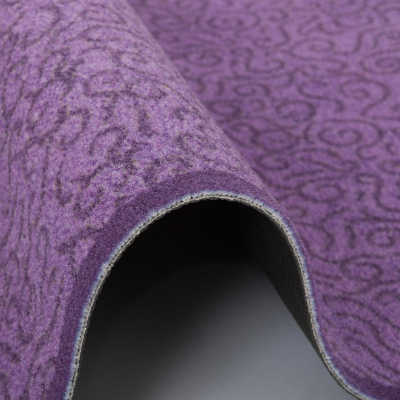 Halfeti Door Mat, 0.5cm H x  90cm W x 120cm D, Purple