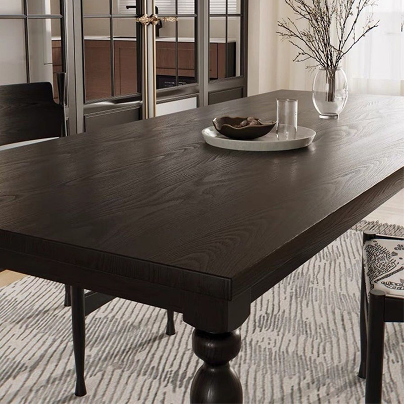 Table de salle à manger Vintage, H 29,52 po x L 78,74 po x l 31,49 po
