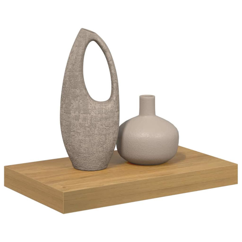 Floating Shelf, 4cm H x 40cm W x 23.5cm D, Brown