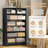 7 Drawers Dresser For Bedroom, 55.7" Tall Dresser Chest Of Drawers, Modern Large Wood Storage Dresser Organizer With Metal Handle, Vertical Dresser For Bedroom, Living Room, Nursery-1078991772