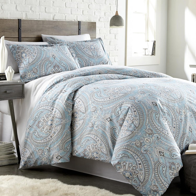 Southshore Fine Linens Pure Melody Oversized Comforter Set with Pillow Sham, Soft Double-Brushed Microfiber 240 GSM Down Alternative All-Season Bedding, Twin / Twin XL, Aqua