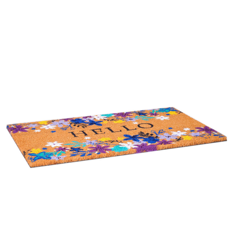 Tapis de porte intérieur / extérieur antidérapant Calloway Mills, L 17 po x L 29 po
