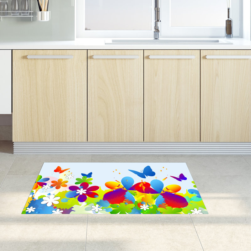 Frouwe Floral Area Rug, Rectangle 52 x 280cm