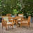 Soares 5 Piece Dining Set with Cushions