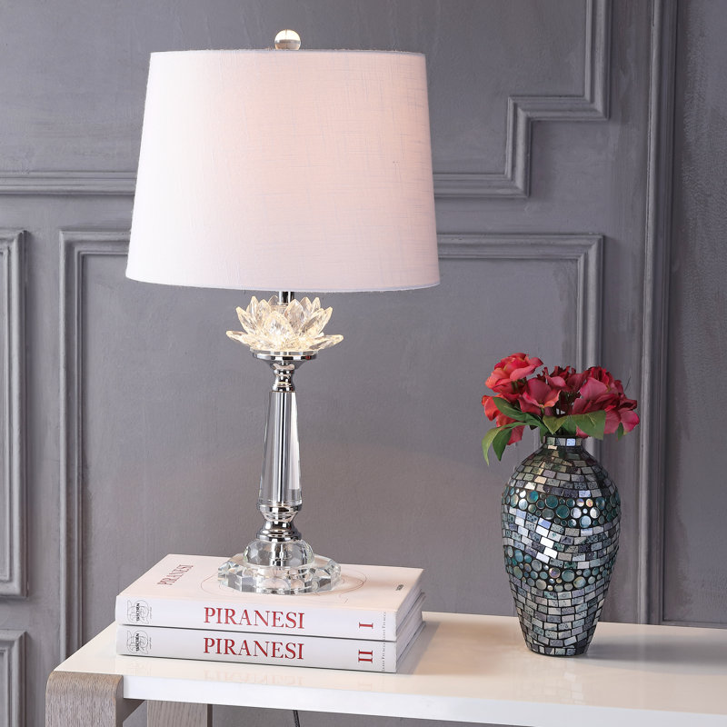 Lampe de table en cristal 24,5 po Clarens
