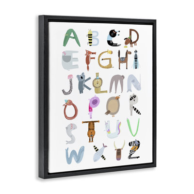 Alphabet en forme d'animal
