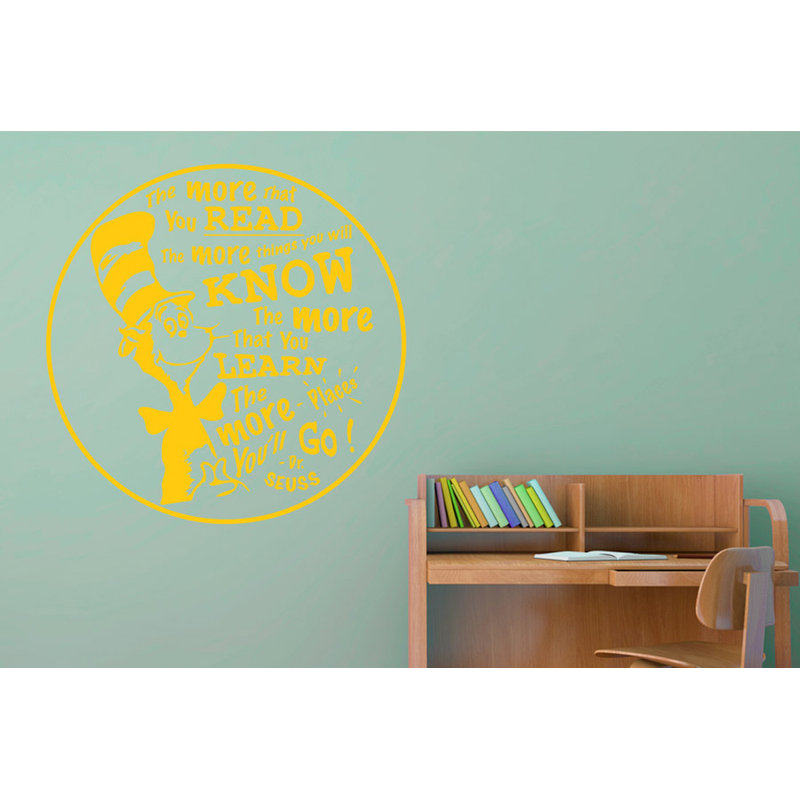 Non-Wall Damaging Wall Decal, Dark Yellow