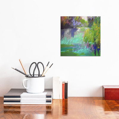 Flowing Through by Jane Schmidt - Wrapped Canvas Painting