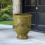 Anduze French Yellow Ceramic Round Planter with Drainage Hole-2086889677