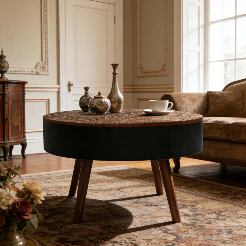 Table basse 31,5 pouces, Noir