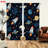 2 Pack Outer Space Theme Curtains For Kids Bedroom Planets And Rockets Pattern Window Drapes Soft Decorative Fabric Panels For Nursery Playroom Decor-658900797
