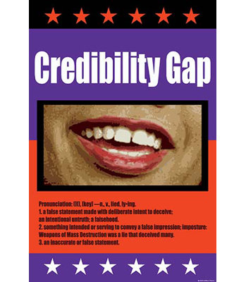 " Credibility Gap " by Wilbur Pierce