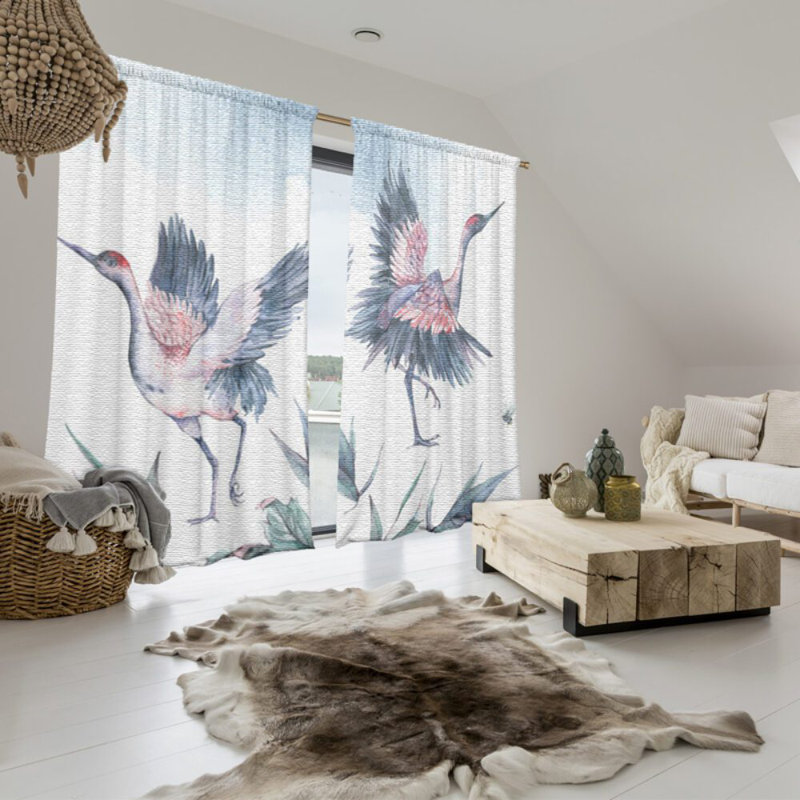 Desislava Velvet Blackout Curtain Panel Pair, 148cm x 350cm