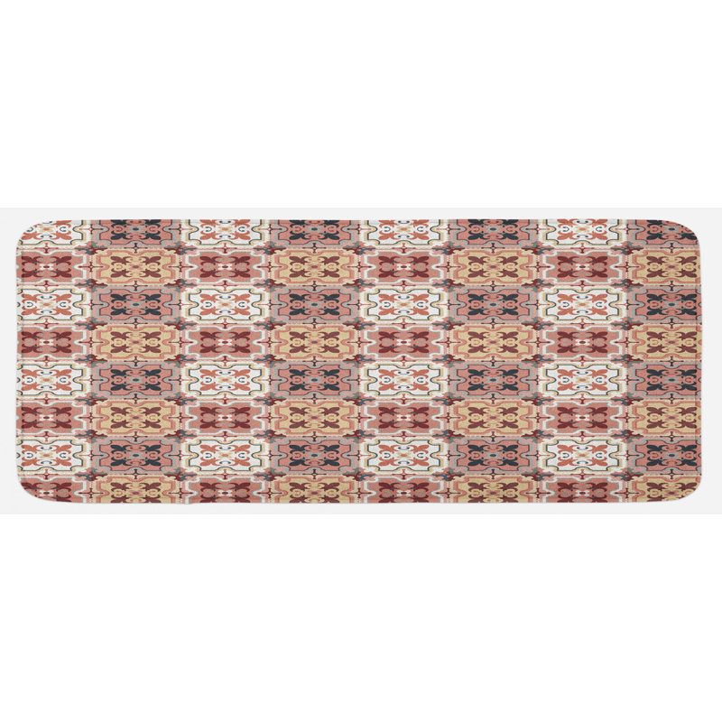 Tapis de cuisine quadrilobe