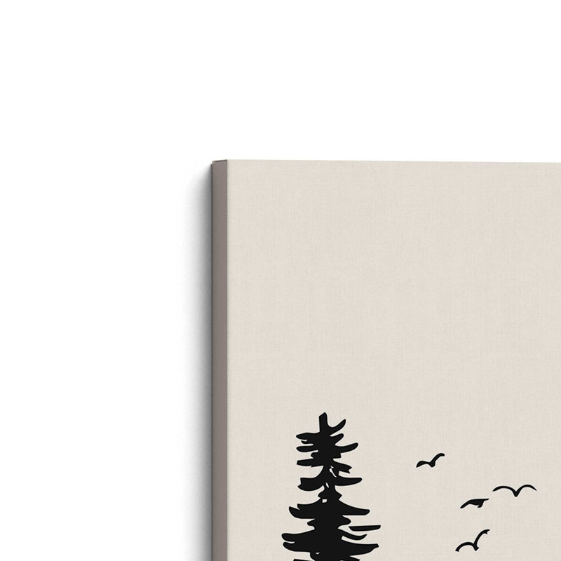 Ensemble de 2 impressions Whispering Peaks, 12 po x 8 po, Toile tendue