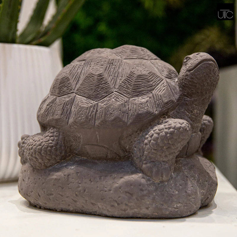 Tortue creuse terre cuite Simonetti, H 7 po x l 7 po x P 8 po