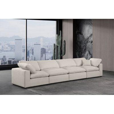 Canapé modulaire en lin 158 po Hollynd