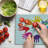 Ambesonne Autism Cutting Board Large Size Hands Symbolizing Support Multicolor