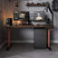 Bureau rectangulaire à hauteur réglable électrique-1195858113