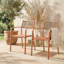 Rimini Patio Dining Set with Square Table & Two Chairs-35095123