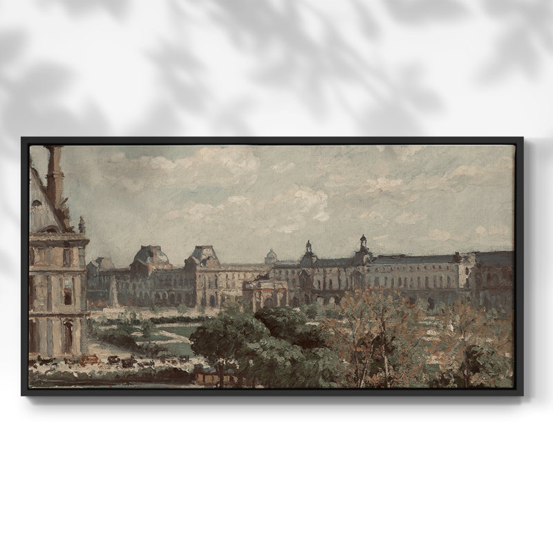 Série paysage - DCXLII - Toile tendue avec châssis encadré - Prêt à être accroché