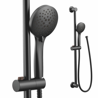 Moen Eco-Performance 5-Function Handheld Shower with 30-Inch Slide Bar and 69-Inch Hose